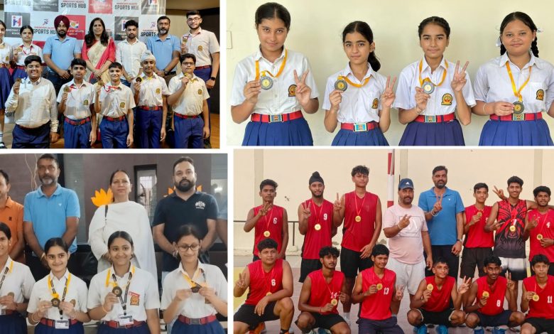 Innocent Hearts School's excellent performance in the 69th District Level Sports Competition